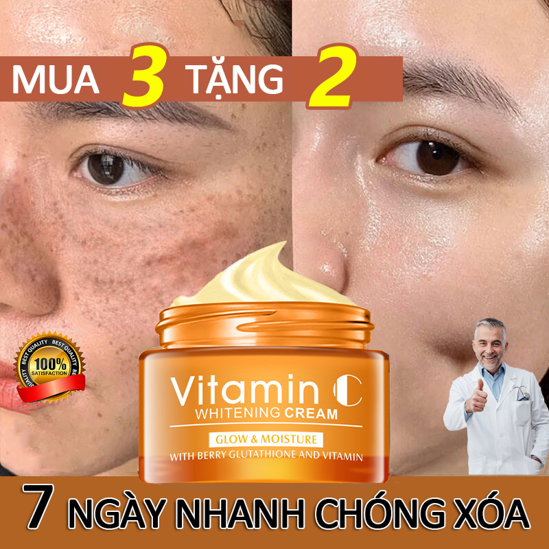 Kem làm mờ vết thâm làm trắng,kem dưỡng ẩm da mặt,kem vitamin c,kem mờ nám tàn nhang mụn,chống nhăn,xóa tàn nhang,dưỡng ẩm và nuôi dưỡnglàm trắng da, săn chắc da