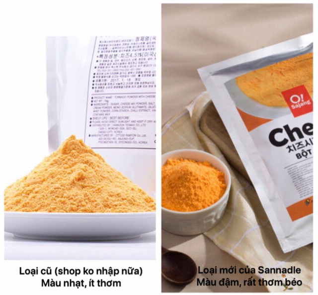 Bột phô mai lắc 250g - lắc gà, lắc khoai tây, lắc bắp rang bơ
