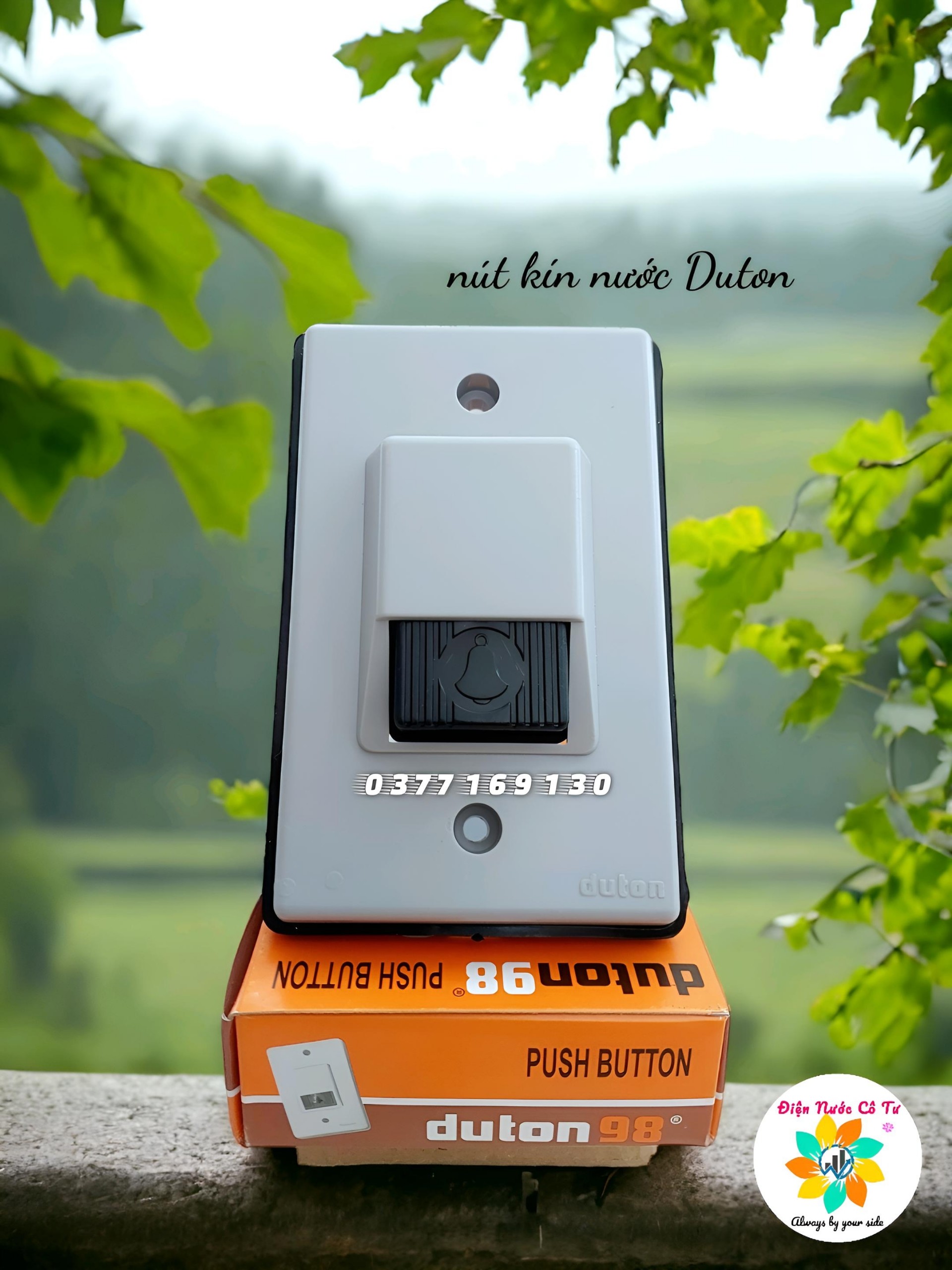 Nút nhấn chuông kín nước cao cấp Duton 98