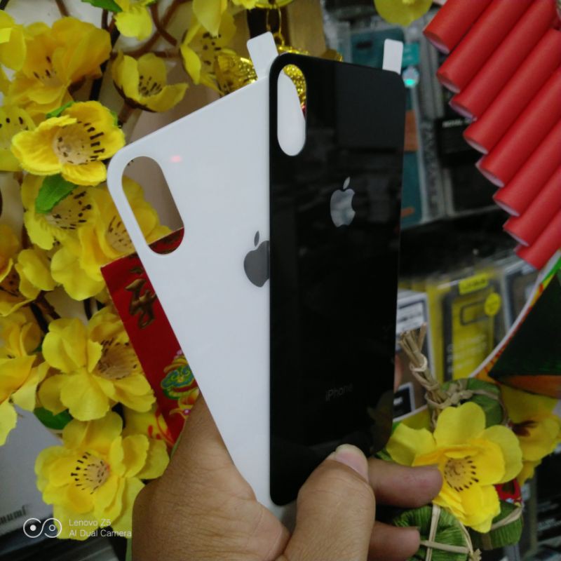 Kính cường lực mặt sau giá rẻ cho iphone x