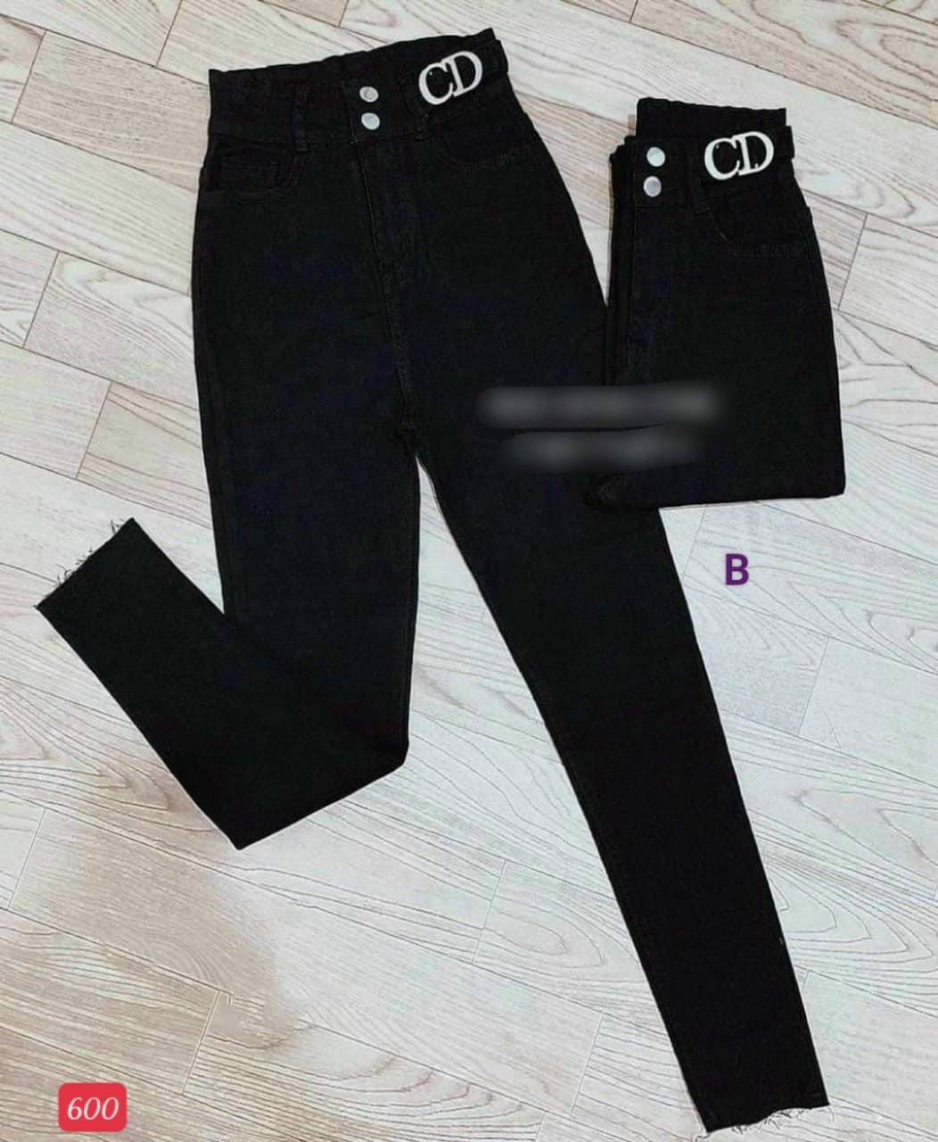 QUẦN JEAN NỮ LƯNG CAO CHẤT DENIM CO GIÃN -QUẦN CẠP CAO DÁNG ÔM TRƠN UNICE STORE M600