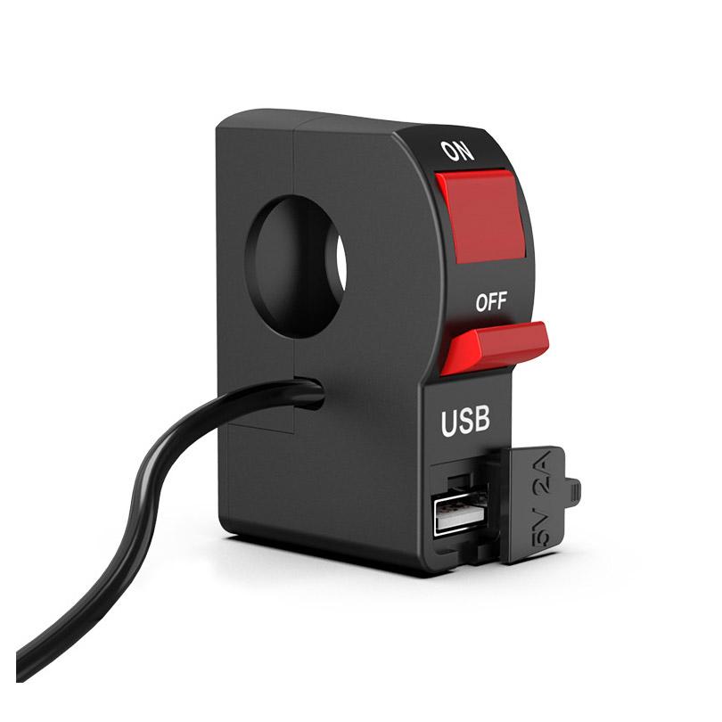 Công tắc on off gắn ghi đông kiêm usb