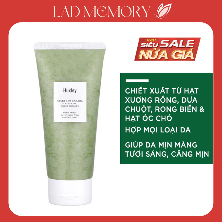 Tẩy Da Chết Huxley Secret Of Sahara Scrub Mask Sweet Therapy 120g Tẩy tế