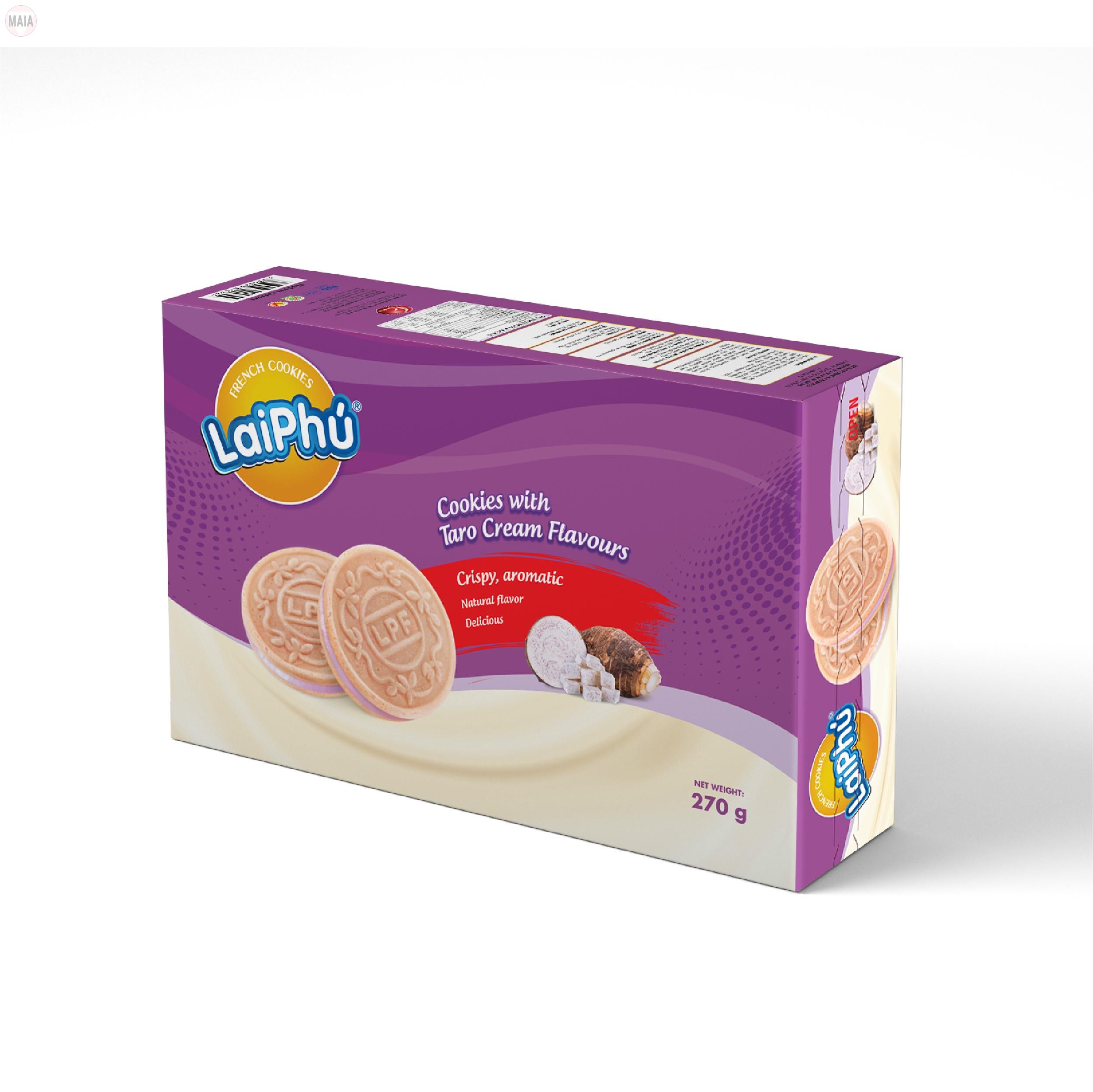 Bánh French Cookies Lai Phú Vị Khoai Môn