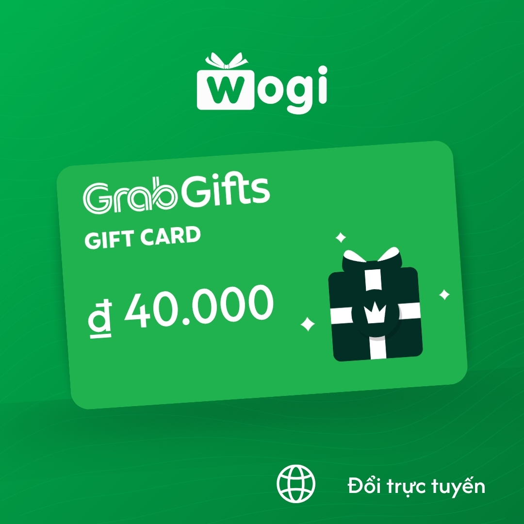 GrabGifts e-Voucher 40.000 ₫ (Có hiệu lực trong vòng 30 ngày)