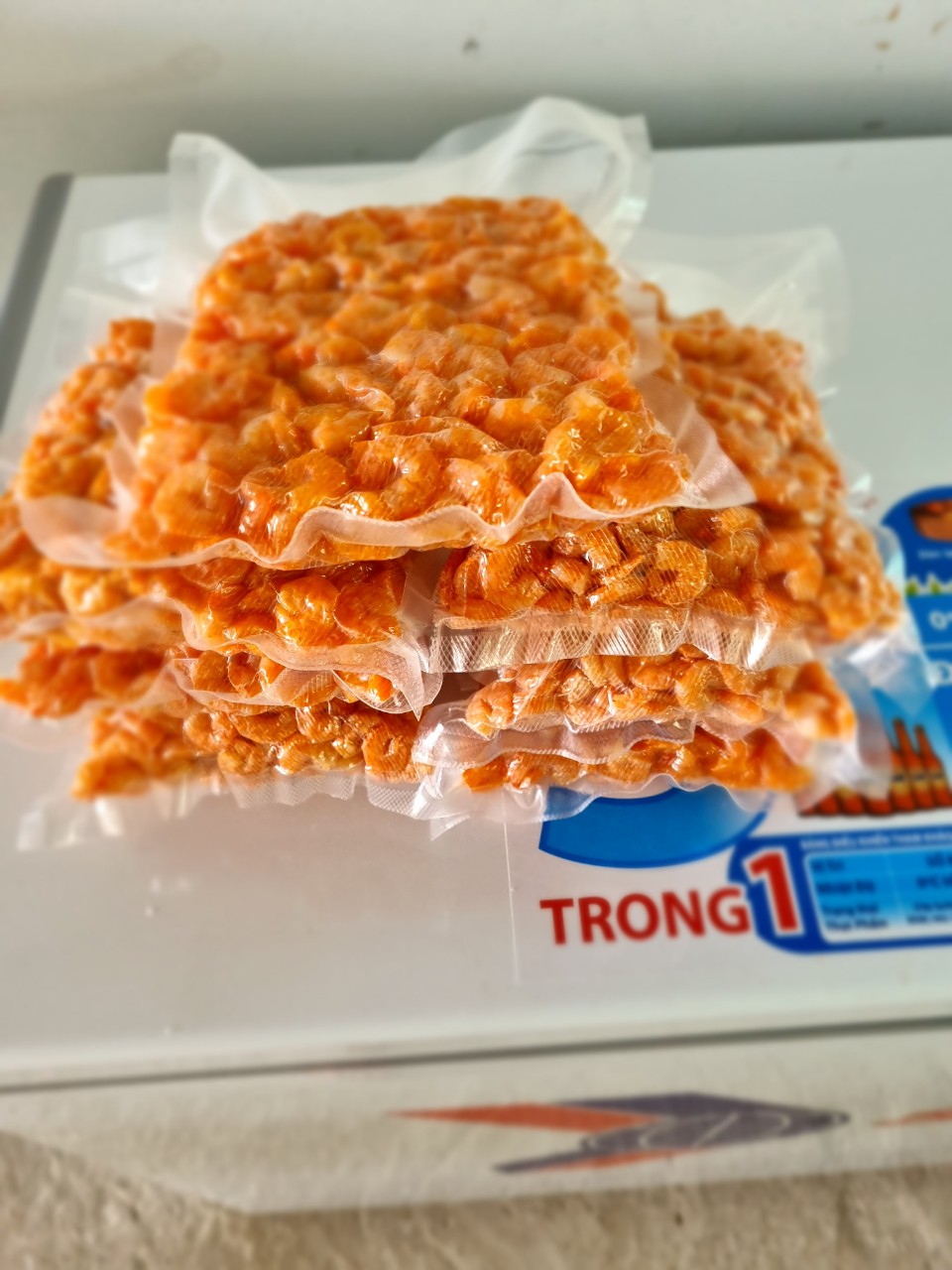 Tôm khô vinh kim loại 2 500g - đặc sản trà vinh