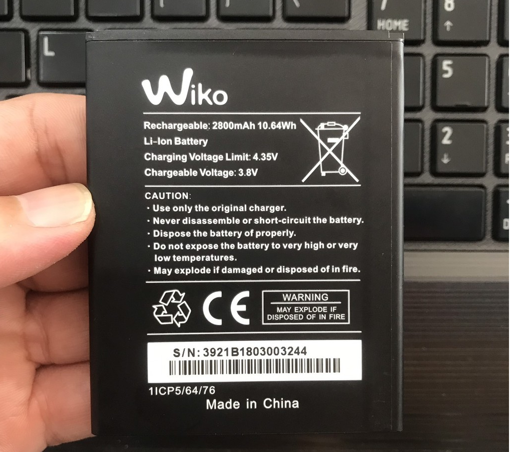Pin Wiko Lenny 5 bảo hành đổi mới