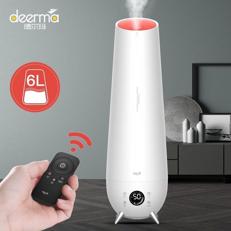 Máy phun sương tạo ẩm deerma ld612 điều khiển từ xa- fullbox- bh 6 tháng