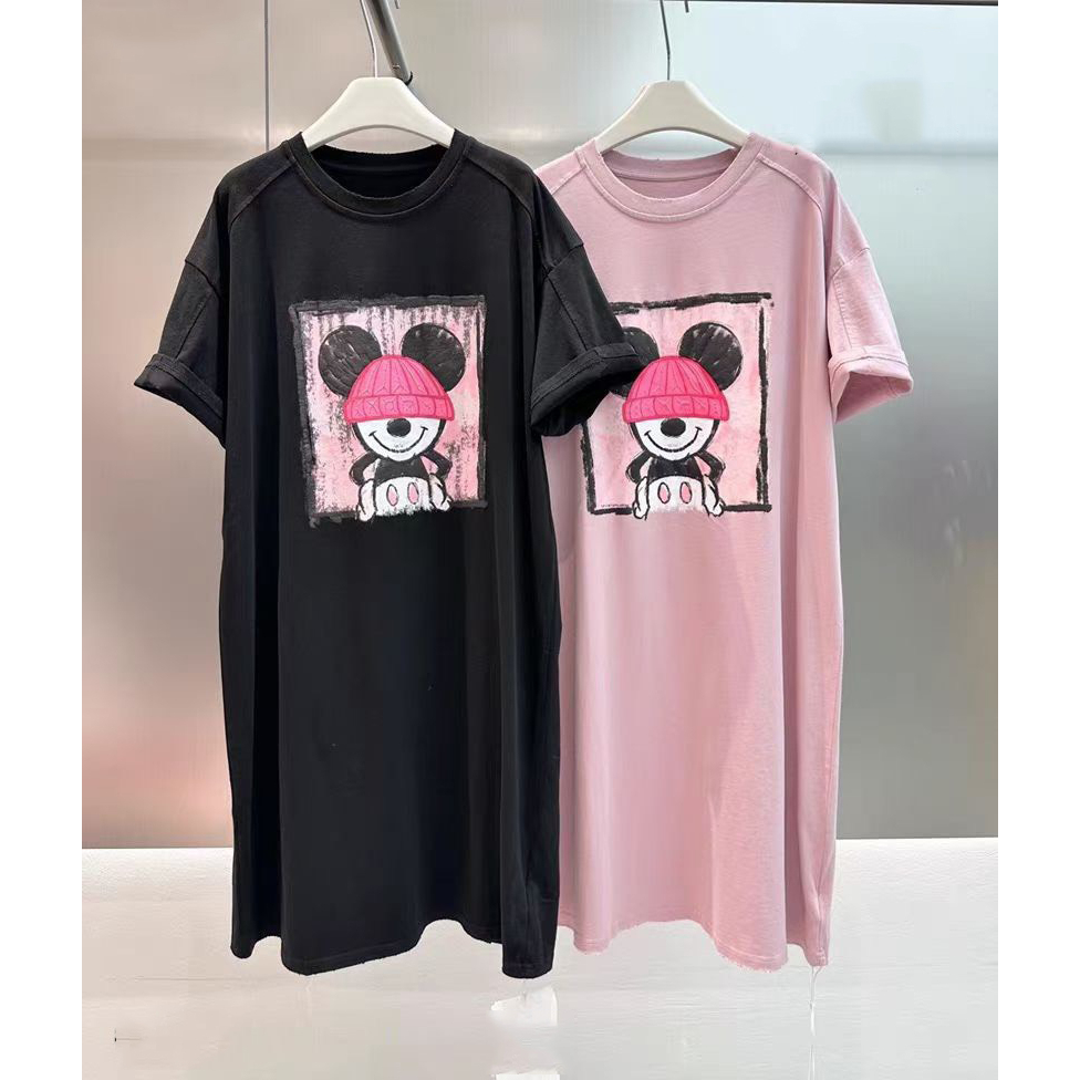 Váy xuông mặc nhà nữ mùa hè, đầm xuông bầu nữ xinh, váy phông ngủ form rộng dáng dài - memee.store