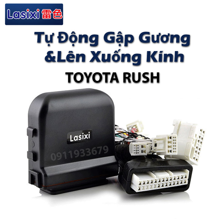 HCM- Tự động gập gương và lên xuống kính Lasixi xe Toyota RUSH -có hỗ trợ lắp đặt (Bảo hành 12 tháng)