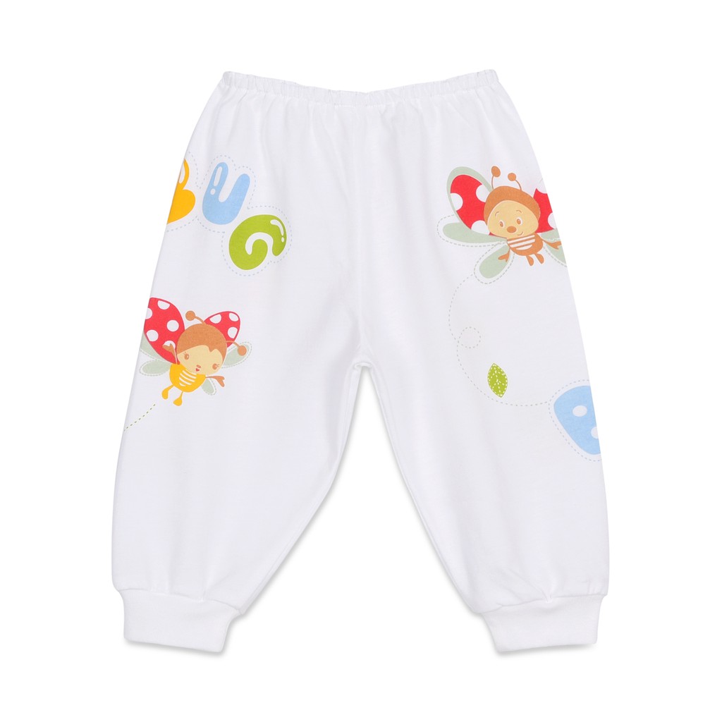 Size bé 3-7kg Quần sơ sinh ong bọ Hello B&B cho bé từ sơ sinh đến 7kg chất cotton tự nhiên 100% mềm mịn mát | Hellobb | Mẹ và bé Kiddy And Mommy