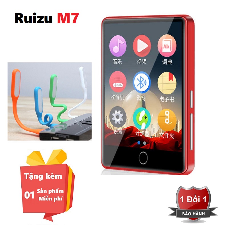 Máy nghe nhạc Bluetooth Ruizu M7 - Music player Ruizu M7 Bluetooth 4.0