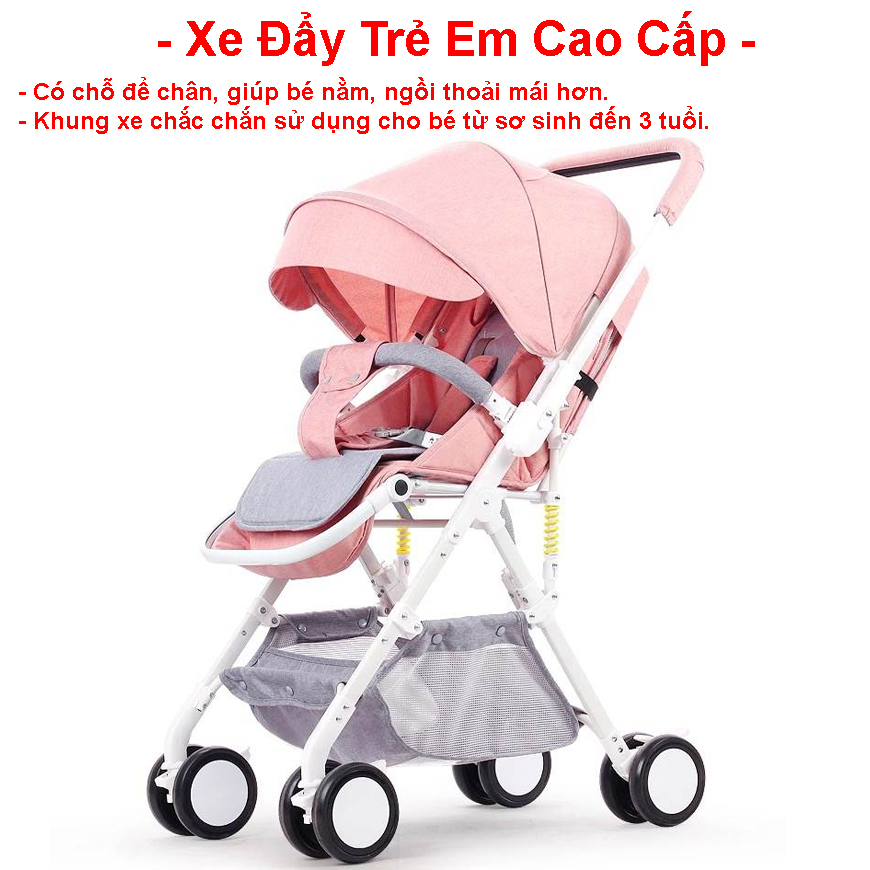 Xe đẩy trẻ em nào tốt, Xe đẩy trẻ em SAKIRA 9919, Xe đẩy cho bé giá rẻ, Xe đẩy cho bé bền vững chắc chắn. Xe 1 chiều 3 tư thế gấp gọn như vali có tay kéo, Khung sườn xe chắc chắn.