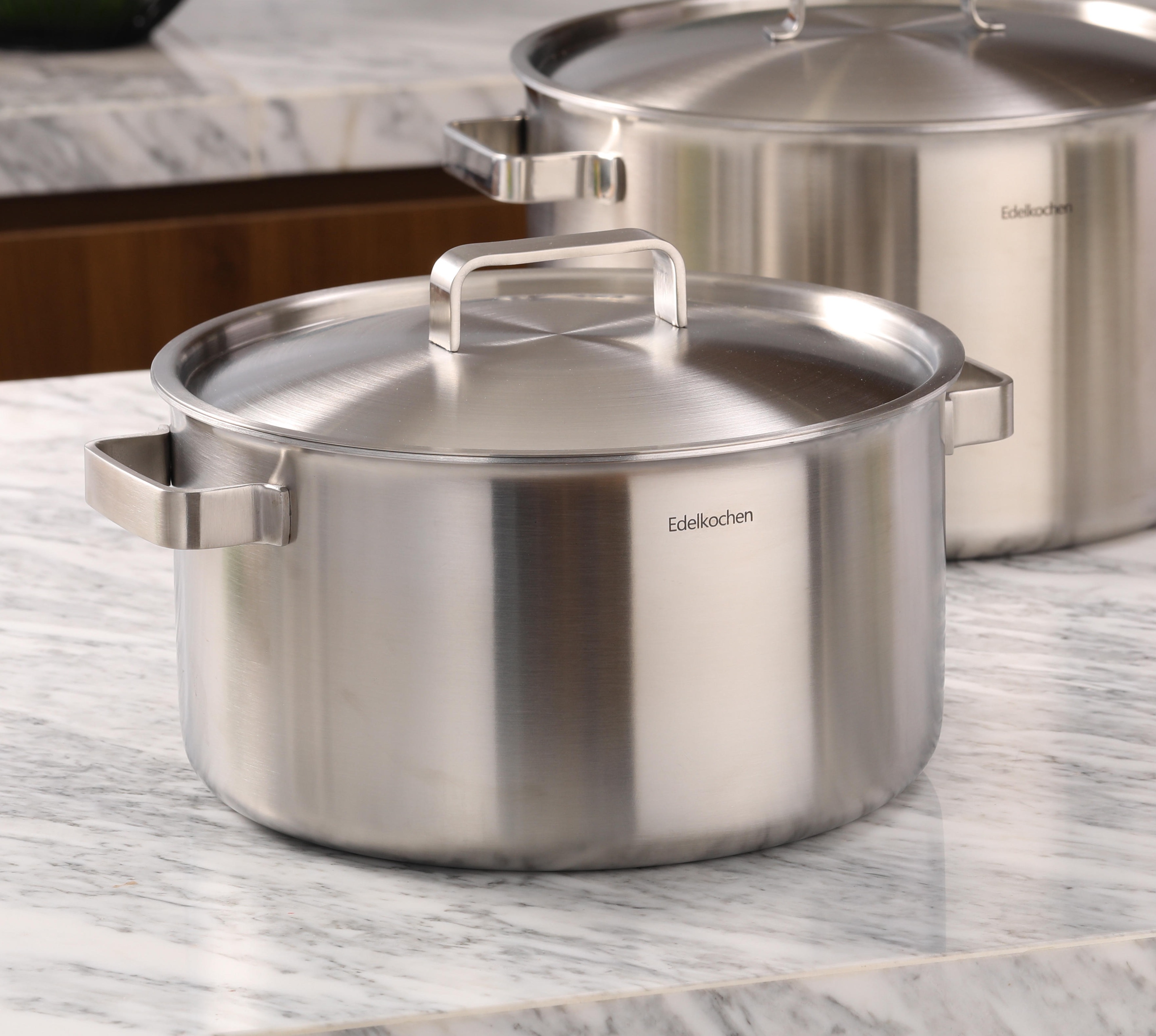 [Chính hãng Edelkochen] Nồi Tango size vừa 24cm & size lớn 26cm chất liệu Inox 3 lớp - bảo hành 2 năm