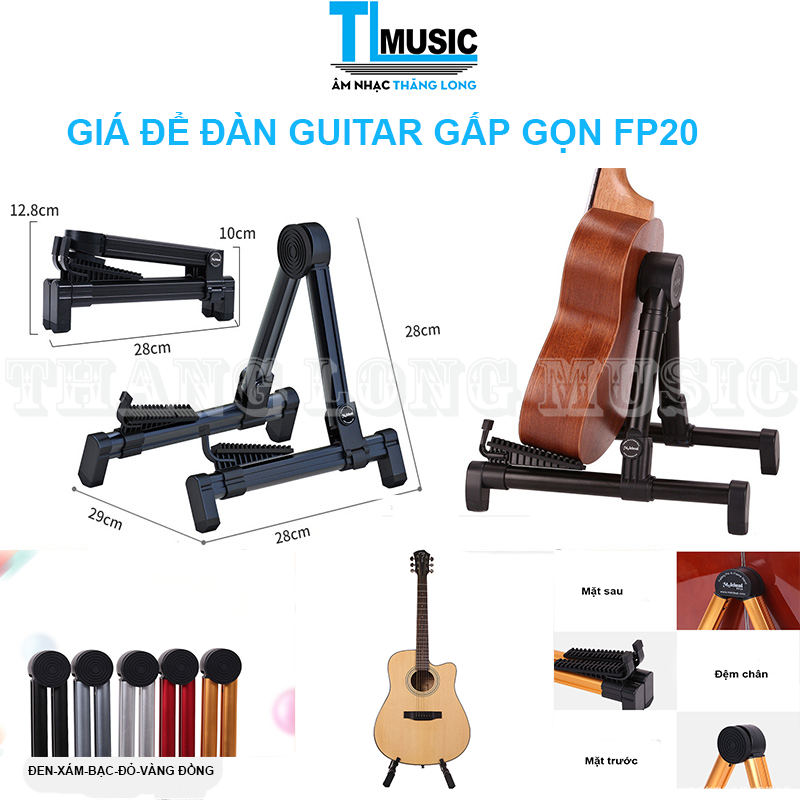 Giá Để Đàn Guitar Chữ A Gấp Gọn Bằng Nhôm GA02 - Thăng Long Music