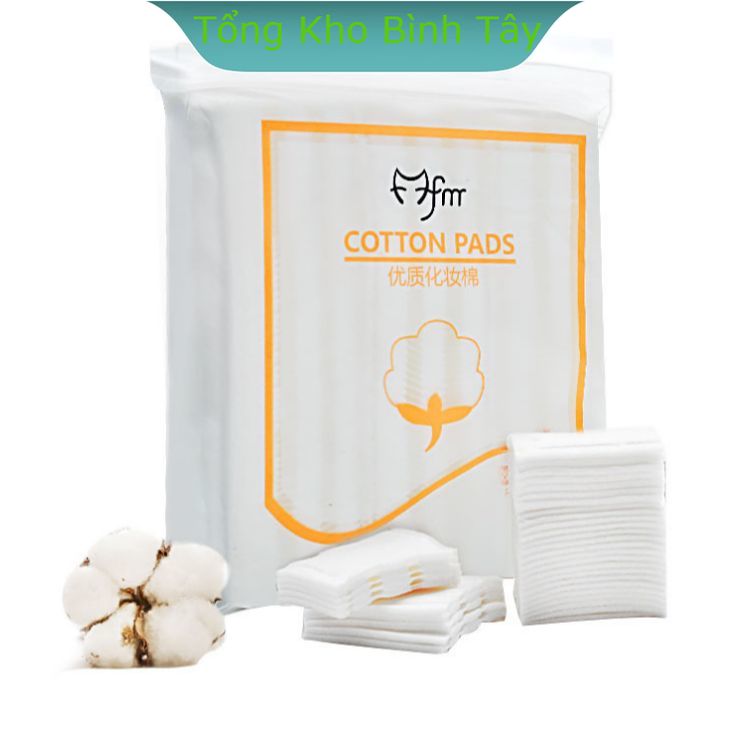 Bông TẩyTrang Cotton Pads 222 Miếng Mềm Mịn Hàng Nội Địa Trung Cao Cấp H079