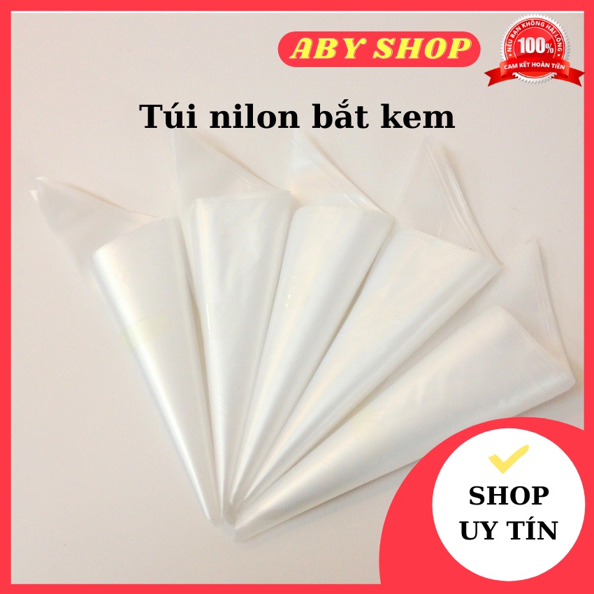 Túi nilon bắt kem ⚡ GIÁ TỐT ⚡50gram túi tam giác thường dùng để viết chữ, trang trí