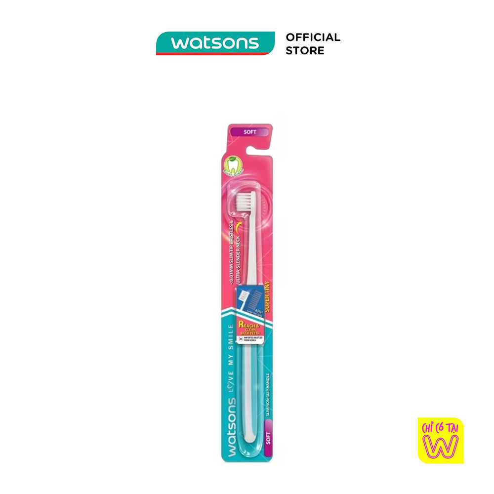 Bàn Chải Đánh Răng Watsons Super Tiny Toothbrush Soft 1s