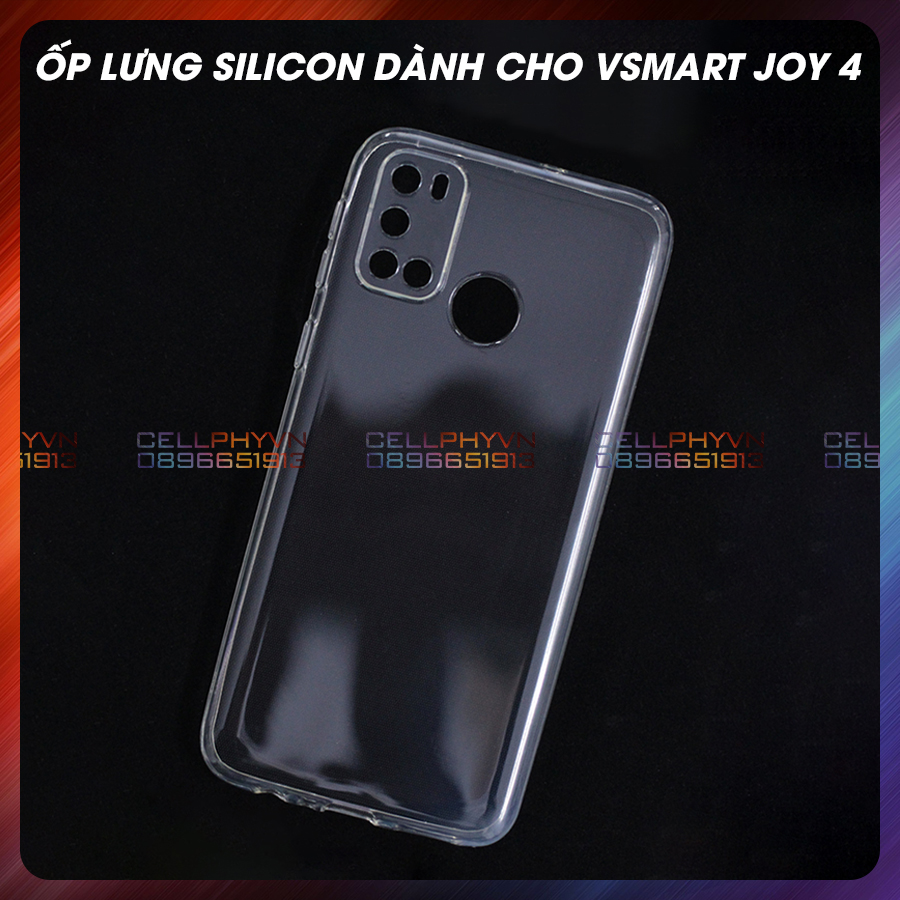 Ốp lưng silicon dẻo trong suốt dành cho vsmart joy 4