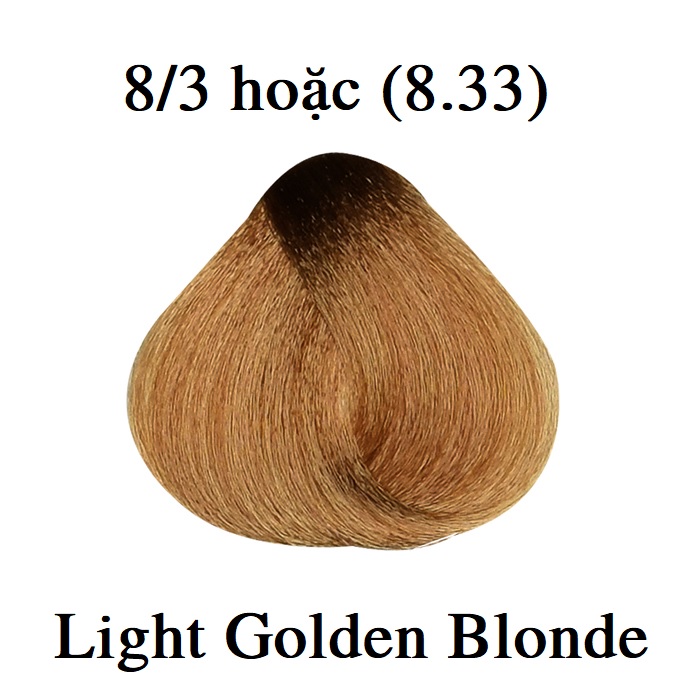 Thuốc Nhuộm Tóc Màu Vàng Sáng 8/3 nổi bật với gam màu quyến rũ và tươi sáng đầy năng lượng. Bạn sẽ luôn cảm thấy tự tin và thu hút khi sở hữu mái tóc mới đầy quyến rũ này.