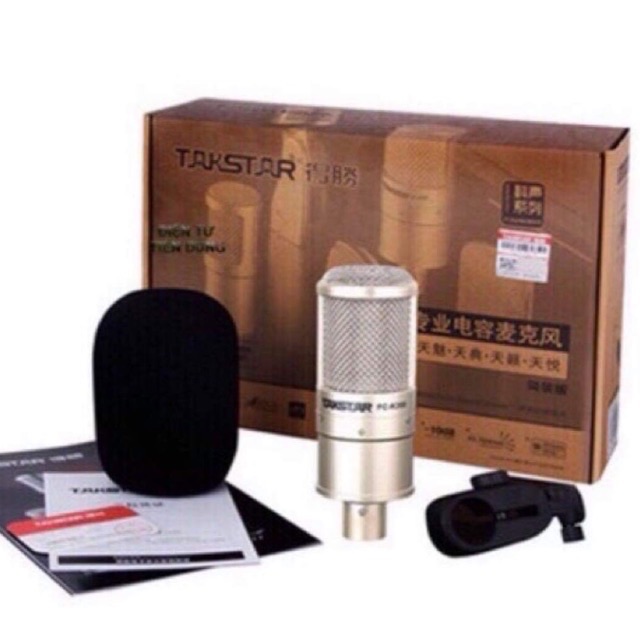Mic thu âm takstar pc k200 bảo hành 1 năm.