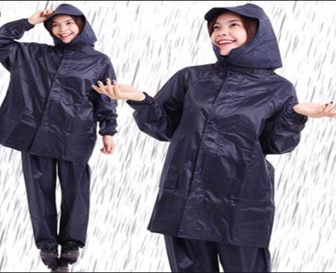 Áo mưa bộ người lớn cao cấp, bộ quần áo đi mưa chống thấm vải nhựa - suri store