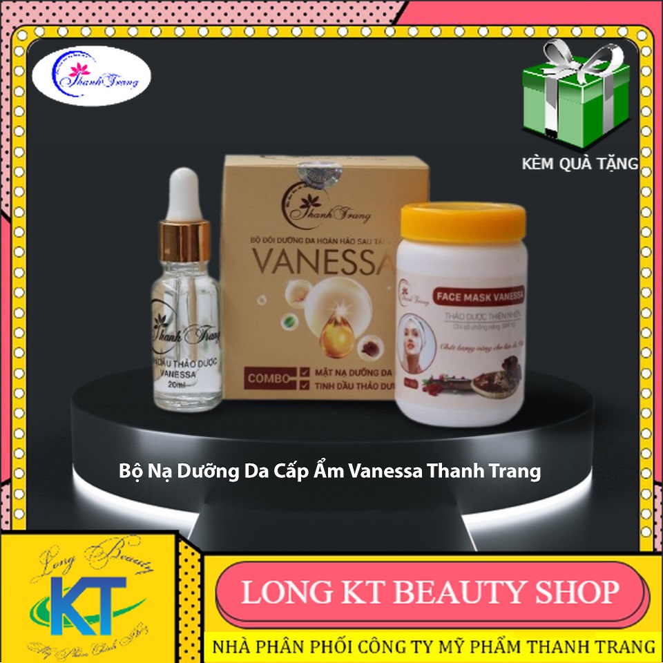 [Hàng công ty + Kèm quà tặng ] Bộ đôi dưỡng da hoàn hảo sau tái tạo Vanessa Thanh Trang