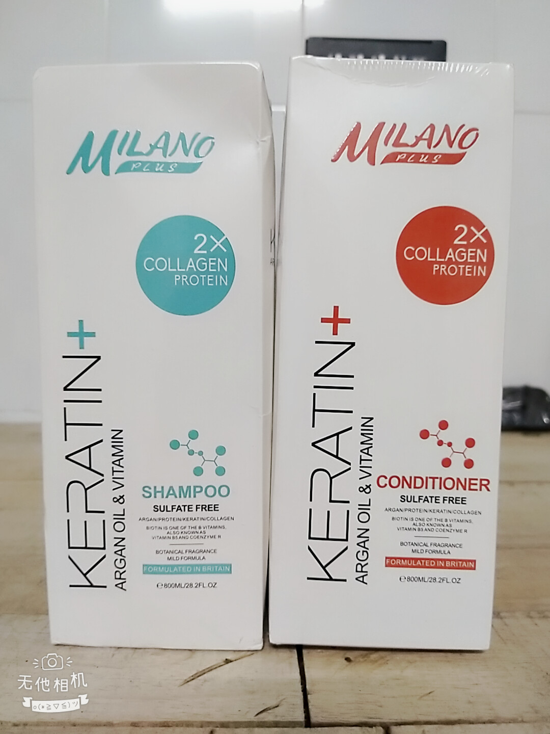 Combo dầu gội - dầu xả tóc milano 800ml