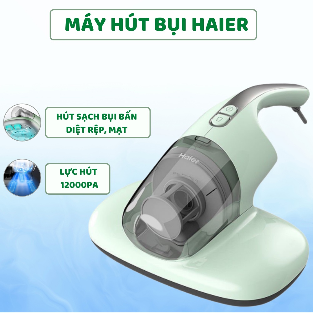 Máy hút bụi giường đệm cầm tay haier - máy hút bụi diệt khuẩn