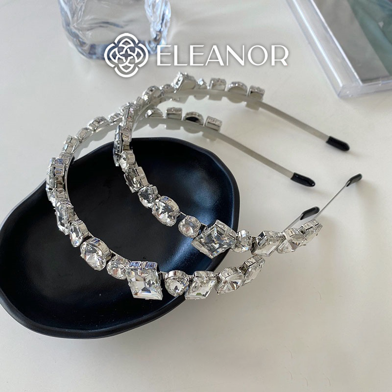 Băng đô cài tóc Eleanor Accessories cài tóc đính đá lấp lánh phụ kiện tóc 4384