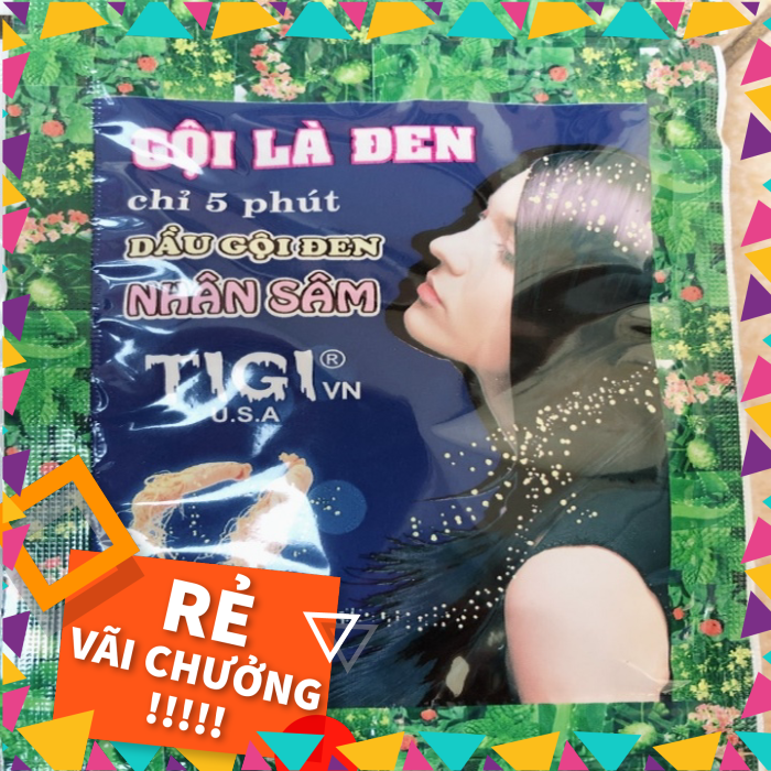 Dầu gội đen tóc thảo dược - Gội là đen 10 gói