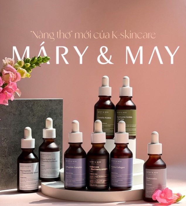 Trọn bộ serum dưỡng chuyên sâu mary & may