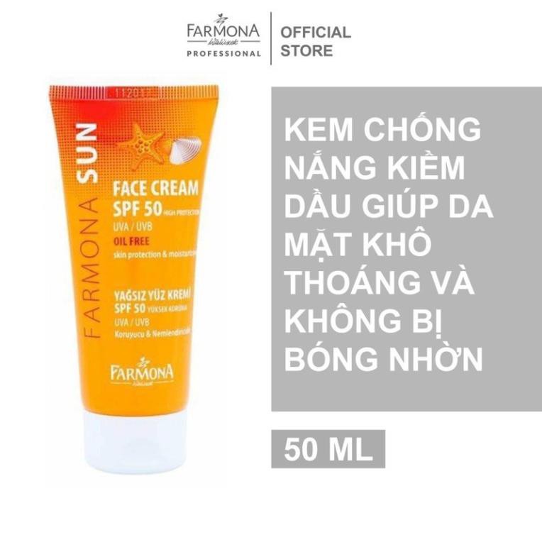 Kem Chống Nắng Farmona Sun Face Cream SPF50 Oil Free 50ml