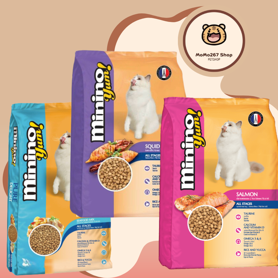 350g Thức ăn mèo MININO YUM mọi lứa tuổi