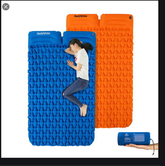 Đệm hơi đôi kèm gối naturehike nh19z013-p