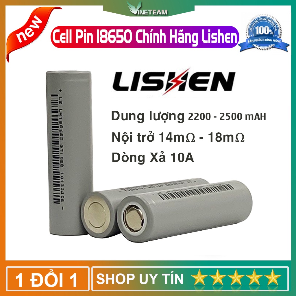 Cell pin 18650 lishen 2000Ah 10c Pin Lishen,pin dự phòng-dc4621