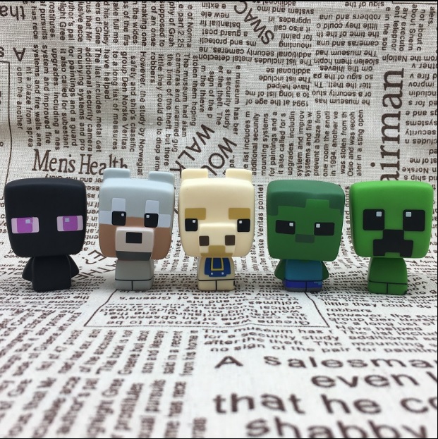 Nhân vật minecraft chipi chính hãng mojang dễ thương