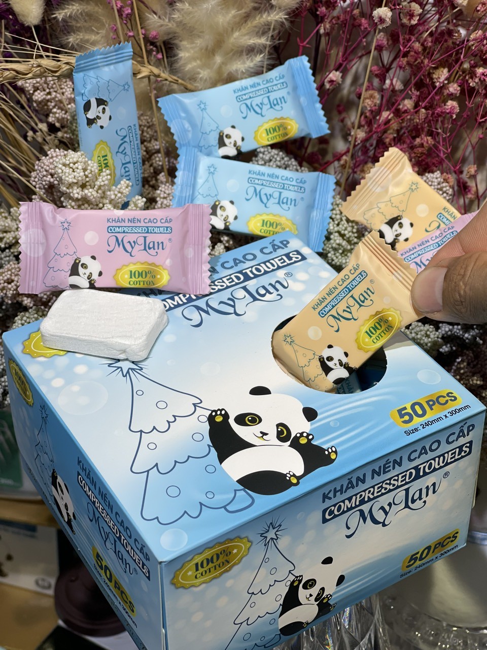 Khăn nén cao cấp my lan