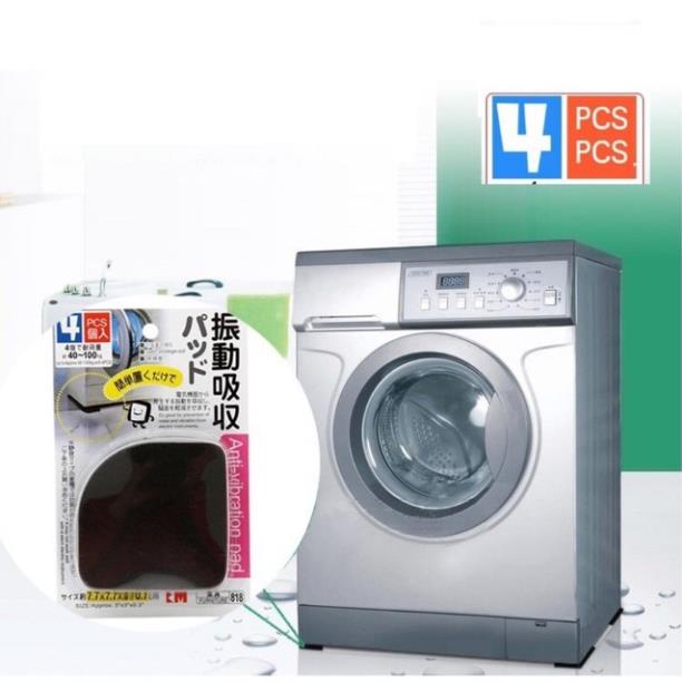 Bộ 4 miếng mút kê chân máy giặt chống rung