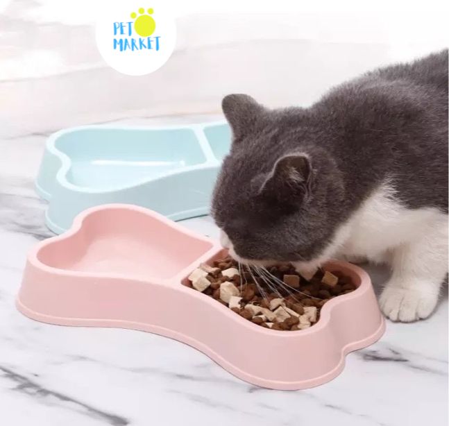 BÁT HÌNH KHÚC XƯƠNG ĐỂ THỨC ĂN NƯỚC UỐNG CHO THÚ CƯNG