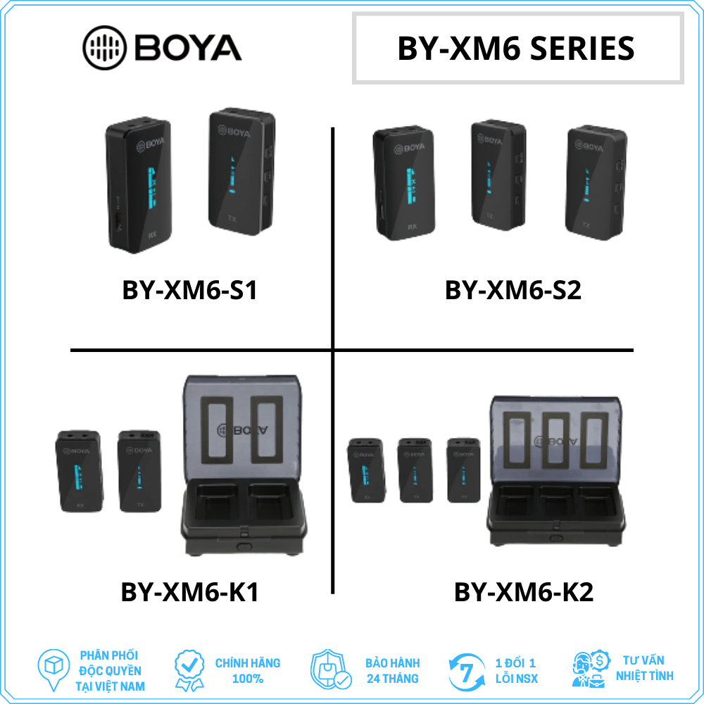 BOYA BY-XM6-S1 BOYA BY-XM6-S2 BOYA BY-XM6-K1 BOYA BY-XM6-K2