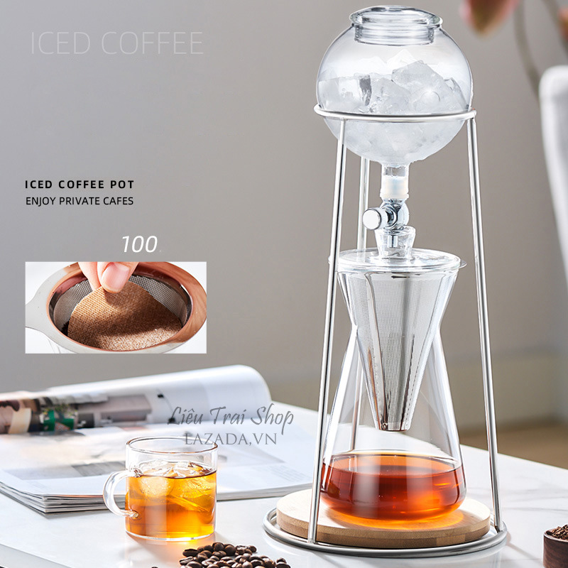 Bộ pha cà phê lạnh cold drip colbrew pha cafe đá iced coffee pot