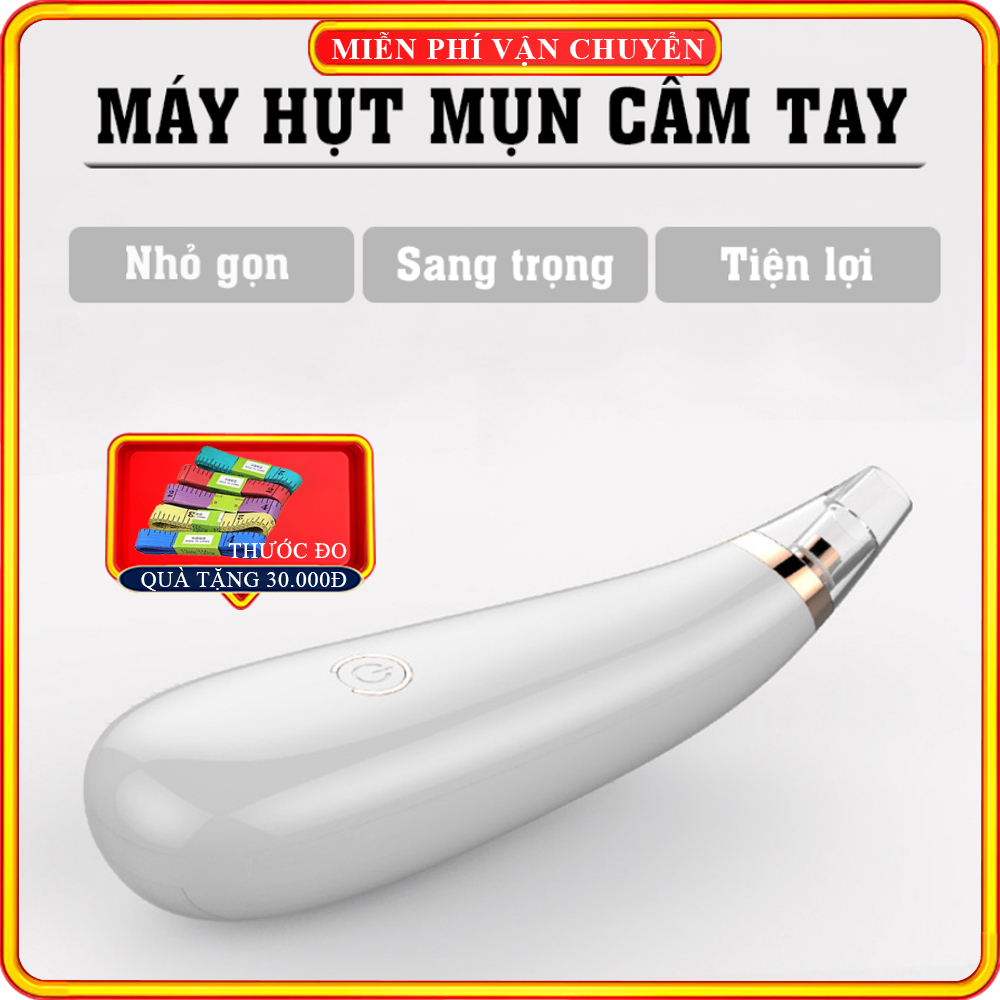 Máy hút mụn mini HM1 cầm tay 3 đầu hút chuyên dụng sử dụng an toàn và hiệu quả
