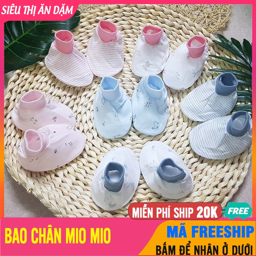Bao chân/ vớ chân sơ sinh cho bé miomio cotton cao cấp, thoáng mát, co dãn thoải mái - bao chân sơ sinh, bao chân cho bé 1 tuổi, vớ tay chân, vớ cho bé, vớ sơ sinh, vớ chân bé - bao chân mio