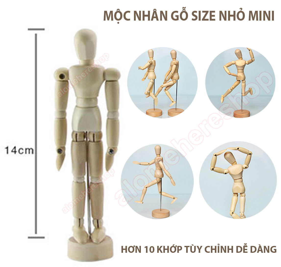 Người giả gổ rối mộc nhân (nhỏ)