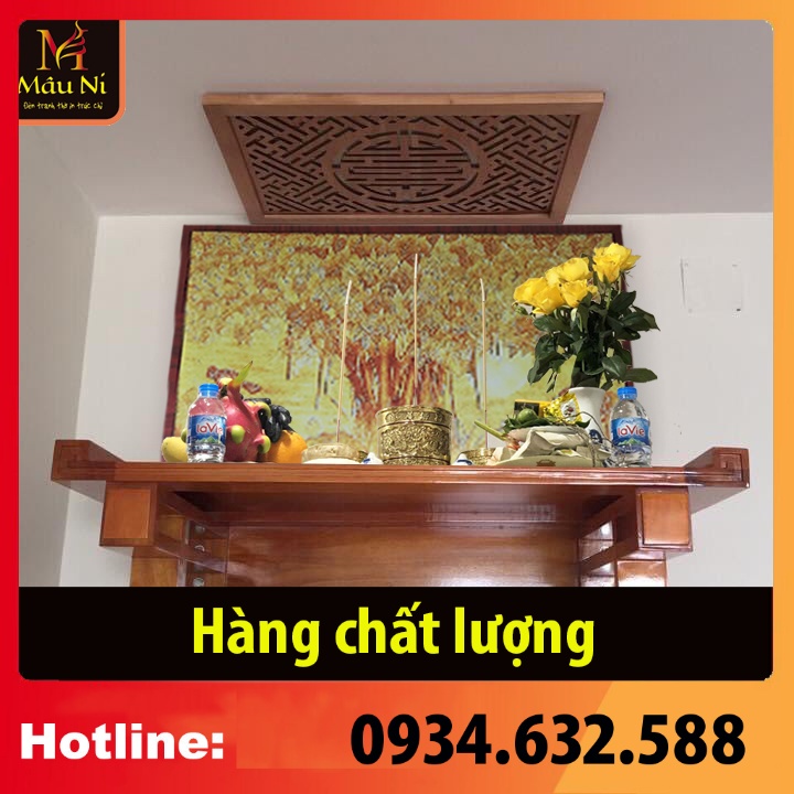 Tranh bàn thờ dán tường bàn thờ thần tài in trúc chỉ mâu ni - kt 61x81cm - sen hội tụ tỏa , cạnh bài vị ông địa, bàn thờ gia tiên, bàn thờ treo tường, bàn thờ phật, bàn thờ thần tài, bàn thờ thần linh, bàn thờ thổ công, bàn thờ đẹp, bàn thờ gỗ, tủ thờ