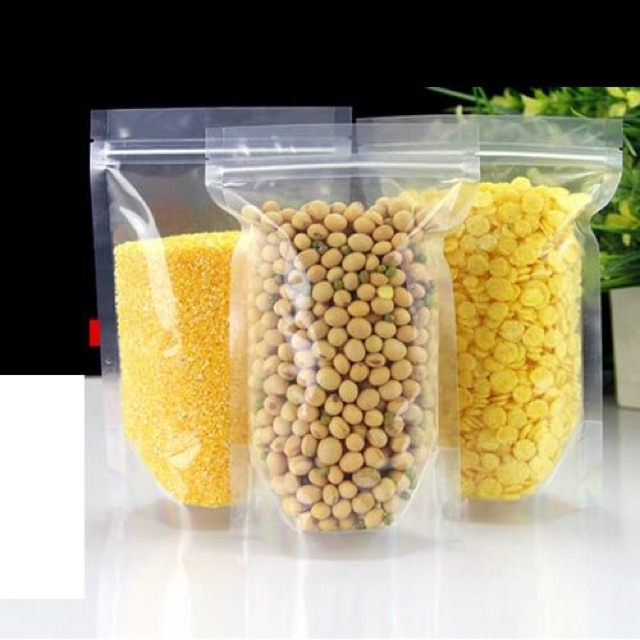 1kg túi zipper 2 mặt trong