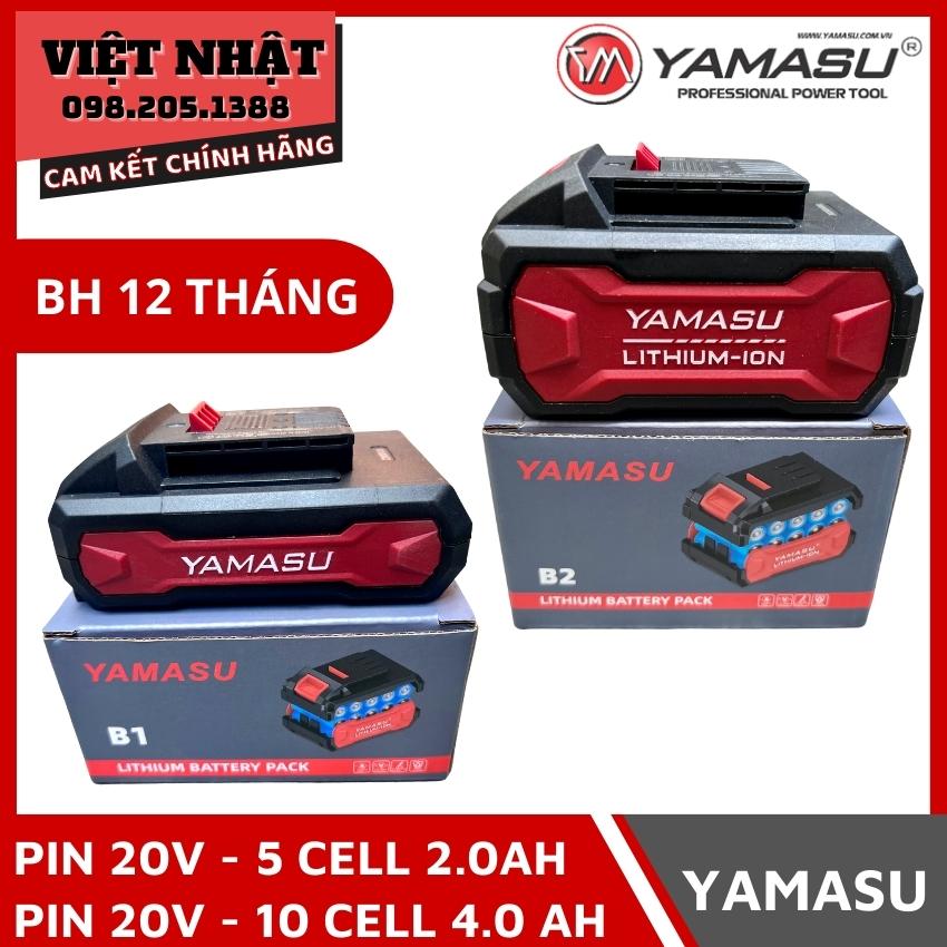 Pin 20V Yamasu chính hãng - 10cell 4.0Ah - 5 cell 2.0Ah