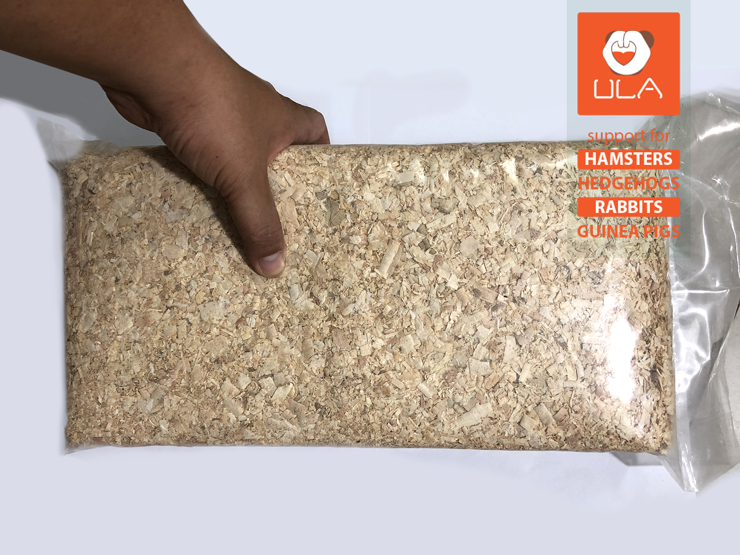 Mùn cưa khối 1kg lót chuồng hamsters, sóc, thỏ,bọ, gà .... Ula Pets