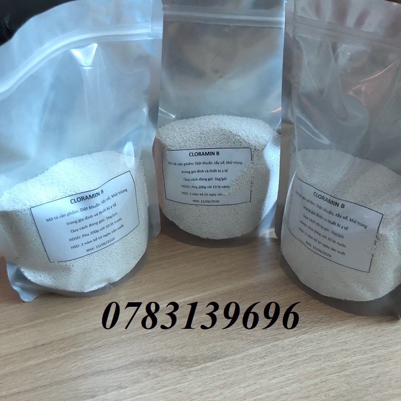 Cloramin b 500g diệt khuẩn, sát trùng, khử trùng y tế, phun khử khuẩn